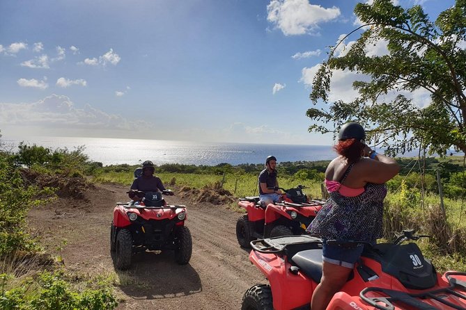 ATV Tour of St Kitts - Riding Through Sugar Cane Fields and Forest Tracks