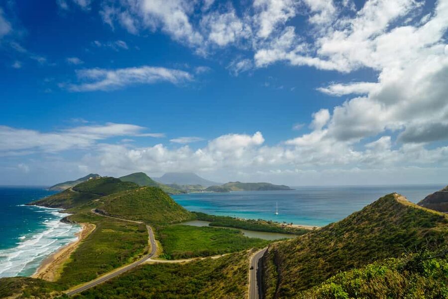 Basseterre: Brimstone Hill Fortress & Beach Shore Excursion - The view from Brimstone Hill