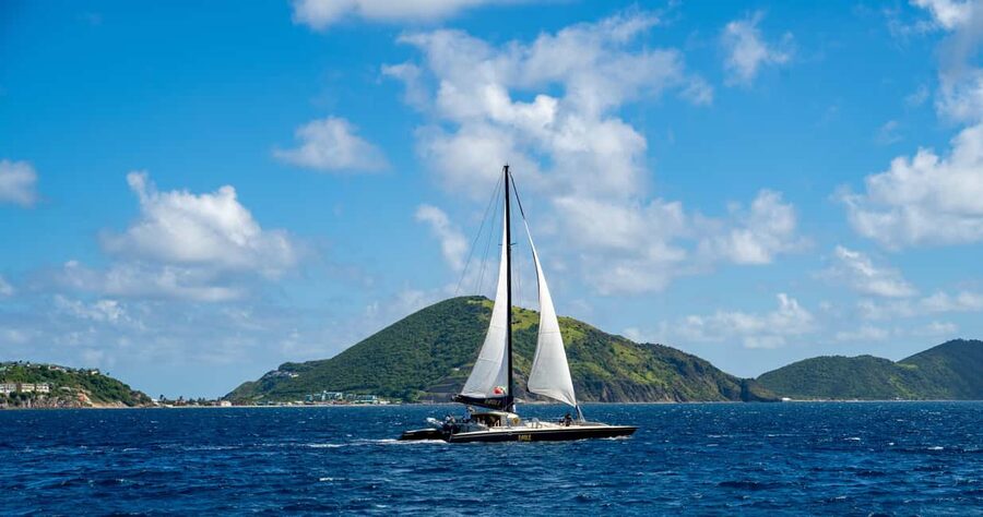Basseterre: St. Kitts and Nevis Catamaran Tour with Lunch - Coastal views along St. Kitts