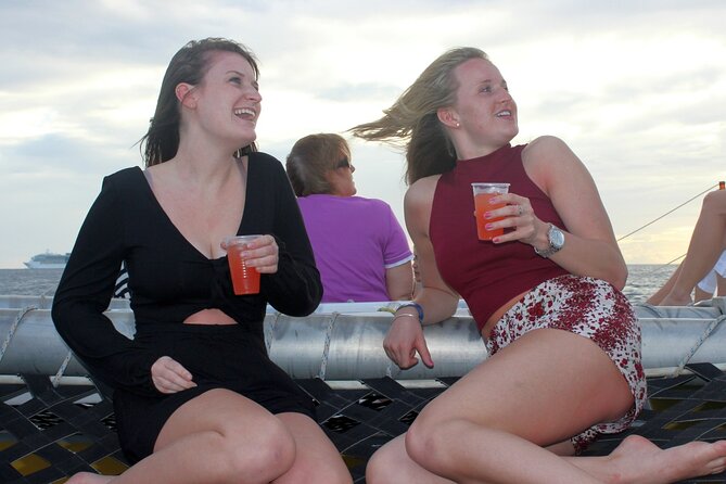Catamaran Sunset and Cocktail Cruise - What happens at Shitten Bay