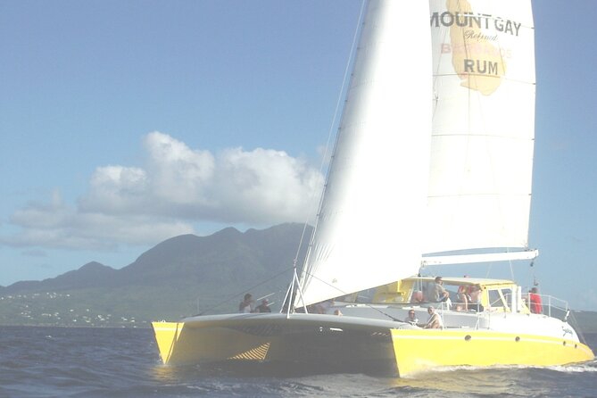 Catamaran Sunset and Cocktail Cruise - Basseterre from the water