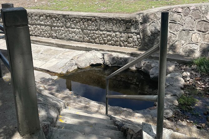 Nevis Panoramic Drive, Power Catamaran & Beach Experience - Bath Springs and the old Bath Hotel