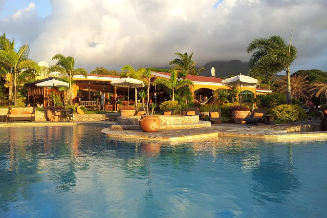 Palms Court Gardens and Restaurant Day Pass - The infinity pool and harbor view