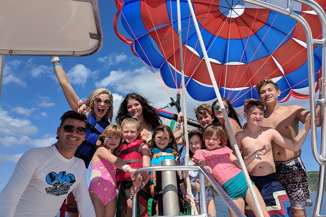 Parasailing Adventure - The view from 600 feet over St. Kitts and Nevis