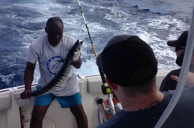 Private Fishing & Snorkel Charters in St Kitts and Nevis - Crossing toward St Kitts for snorkeling