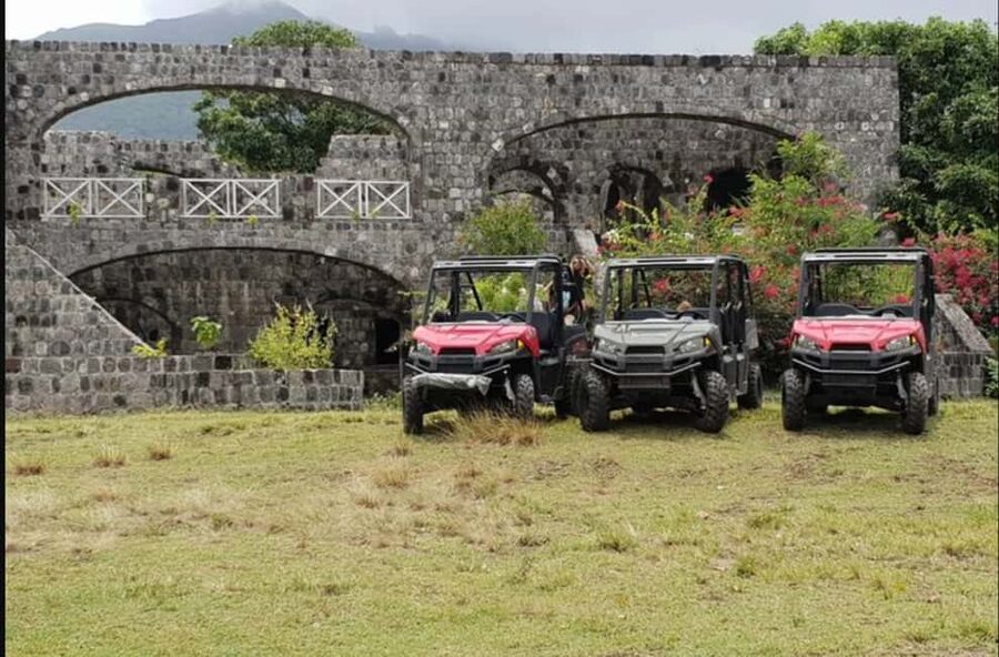 St. Kitts:Countryside Dune Buggy Tour - Leaving Basseterre for the St. Kitts Countryside