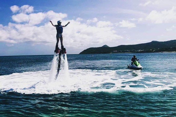 St Kitts Flyboarding Experience - Flying from Reggae Beach Bar-Grill