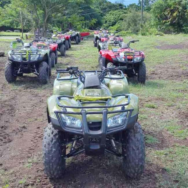St Kitts: Jungle Bikes Off-Road ATV Tour - The safety briefing and first ATV lesson