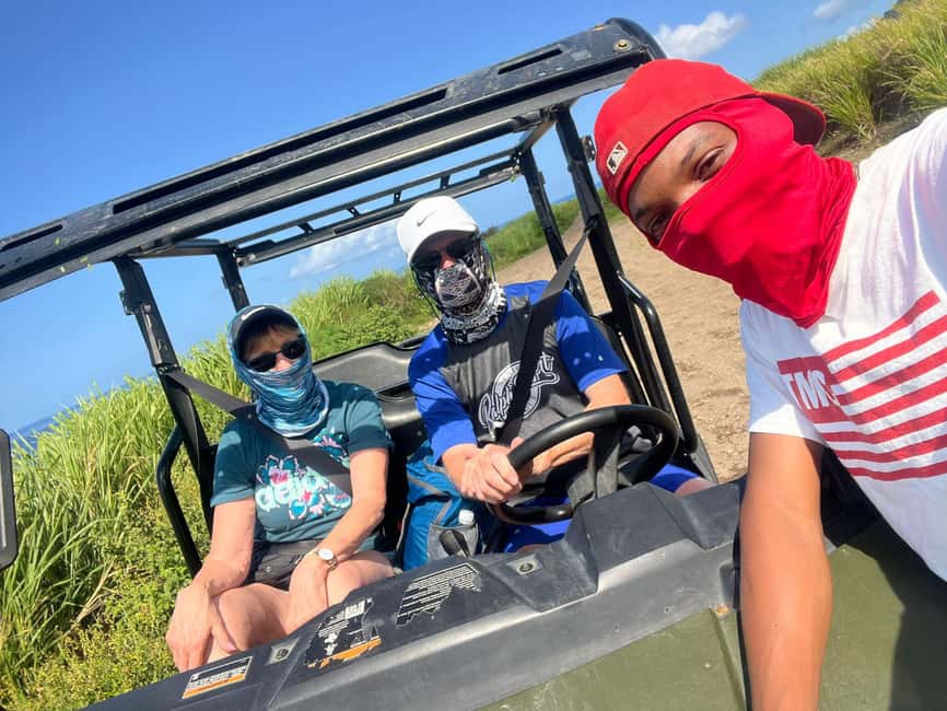 St Kitts: Jungle Bikes Off-Road Buggy & Beach Tour - From Basseterre pickup to the Jungle Bikes base