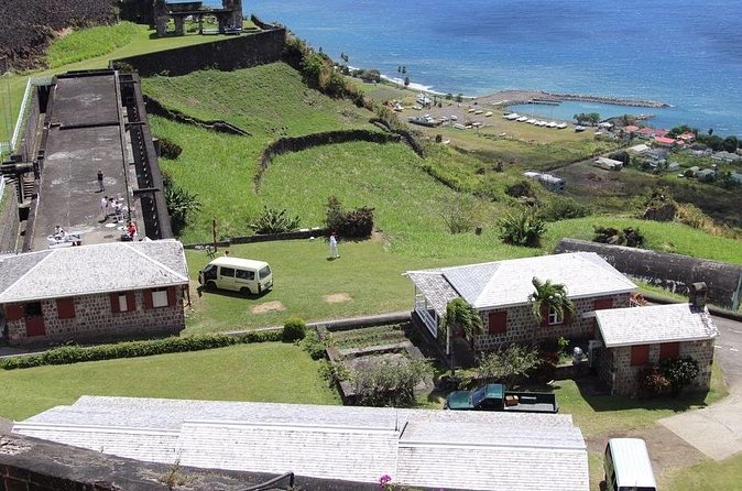 St Kitts Sightseeing Tour to Brimstone Hill Fortress with Beach Visit - Sandy Point and the road back toward Frigate Bay