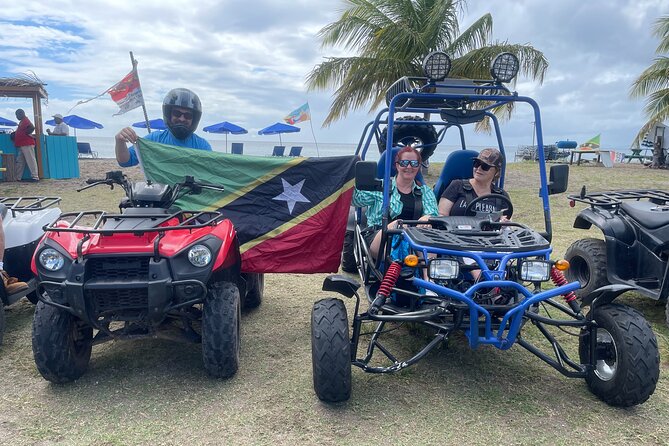 UTV Excursion Through the Beaches and Mountains of Nevis - Starting at Pinney’s Beach with safety first